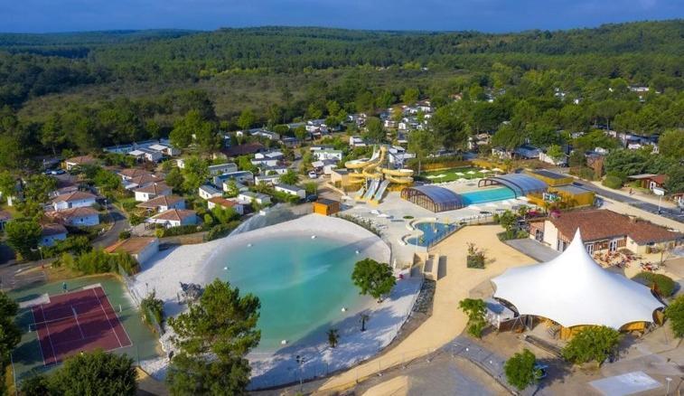 Chalet Camping Les Vignes Lit-et-Mixe Zewnętrze zdjęcie