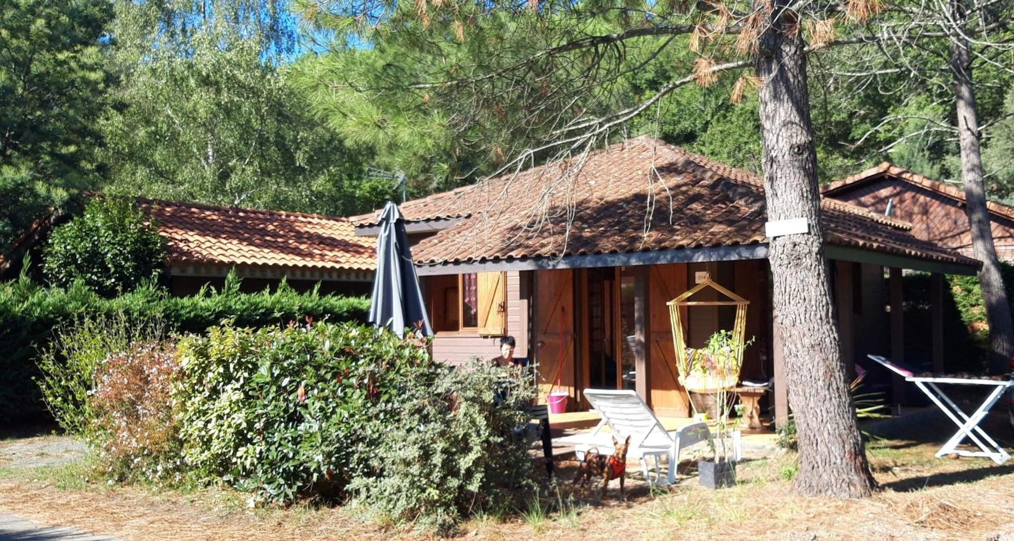 Chalet Camping Les Vignes Lit-et-Mixe Zewnętrze zdjęcie