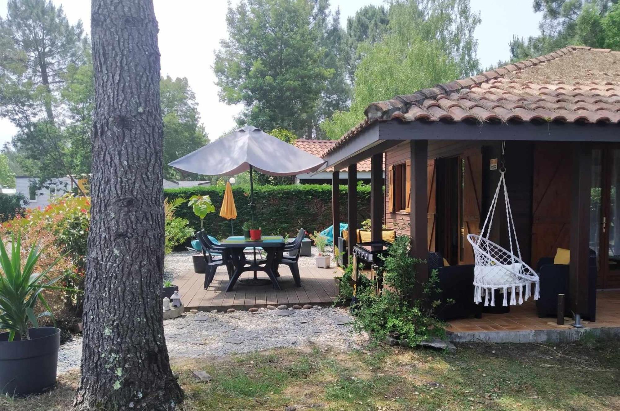 Chalet Camping Les Vignes Lit-et-Mixe Zewnętrze zdjęcie